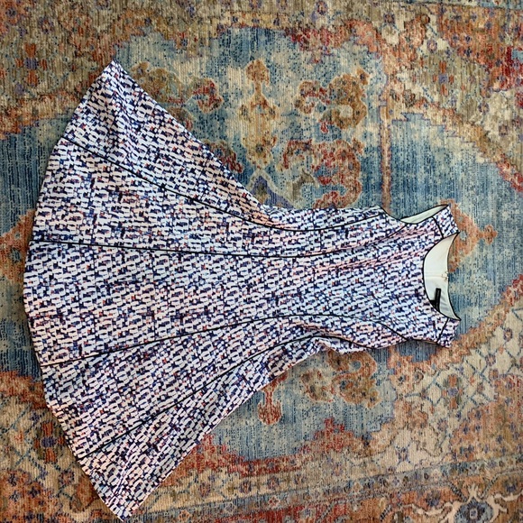 WHBM Scuba Fit and Flare Dress - Picture 1 of 7